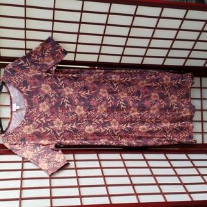 Lula Roe Julia floral dress